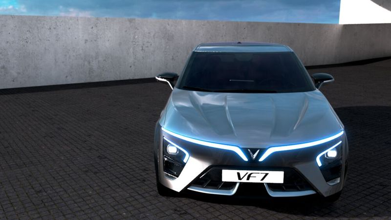 Der VF7 würde, wenn er in Europa ankommt, gegen den ID 4 antreten. (Bild: Vinfast)