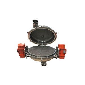 Der Einlauf ist tangential mit einem Versatz nach links positioniert. Dadurch entsteht ein Drall mit Drehrichtung im Uhrzeigersinn.(Bild:  GKM)