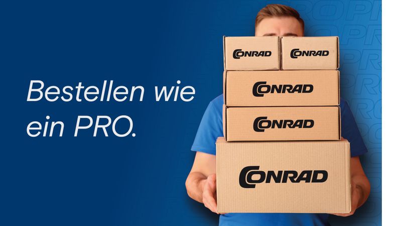 In seiner Form und seinem Umfang einzigartig im B2B-Bereich: Das neue Loyalitätsprogramm Conrad PRO.(Bild:  Conrad Electronic)