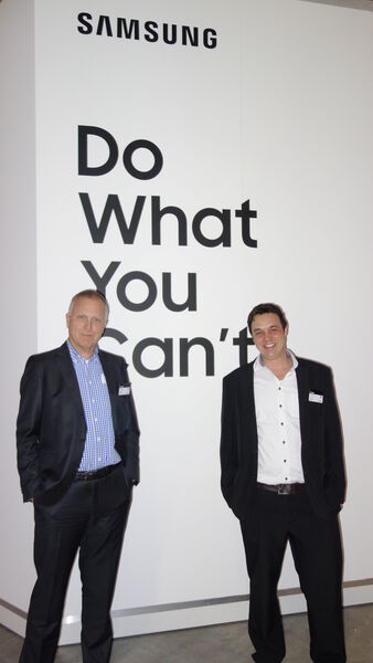 Do want you want oder wie war das (l.) Frank Botzet und Daniel Lellig, Soft Express. (Bild: IT-BUSINESS)