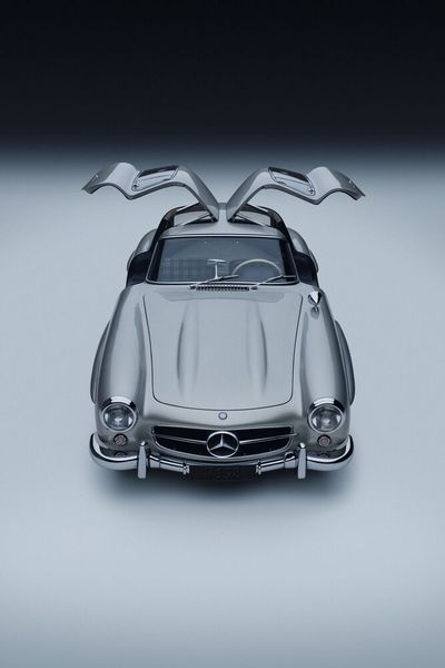 Mercedes-Benz 300 SL „Flügeltürer“ (W 198), Produktionszeit 1954 bis 1957. Fahrzeug aus dem Jahr 1955. (Bild: Mercedes-Benz AG)