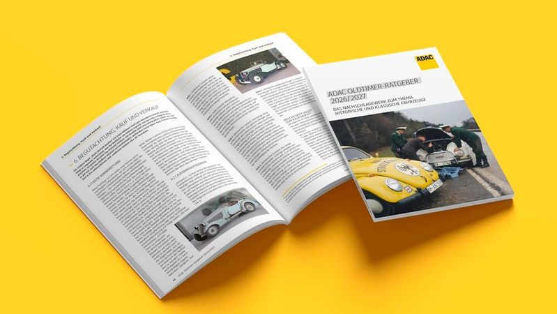 Jetzt wieder neu erschienen: der Oldtimer-Ratgeber des ADAC.(Bild:  ADAC)