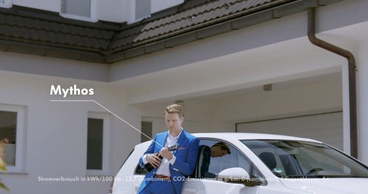 Mythbusters-Kampagne: Volkswagen räumt mit Vorurteilen über Elektromobilität auf. (Bild: Volkswagen)