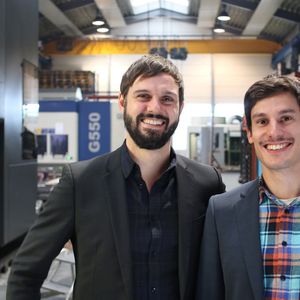 The successful duo: Florian Niethammer and Florian Schmitz.