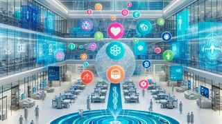 Auf dem Digitalforum kommen die zentralen Aspekte moderner Gesundheitsversorgung zur Sprache. (© Dall-E / KI-generiert)