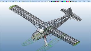 Mit MegaCAD Profi plus 2011 ist es nun erstmals, auch Freiformflächen, die durch nicht planare Splines berandet sind (Beispiel: die Helix einer Extruderschnecke), automatisch durch Regelflächen zu approximieren.  (Bild: MegaCAD)