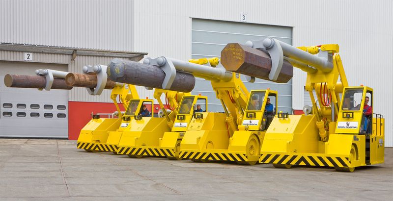 ine Besonderheit sind die Transportmanipulatoren mit integrierter Schmiedefunktion. (Dango & Dienenthal Maschinenbau)