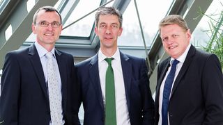 Der gesamte Vorstand von Jetter: Günter Eckert, Christian Benz und Martin Jetter (Vorsitzender). (Jetter)