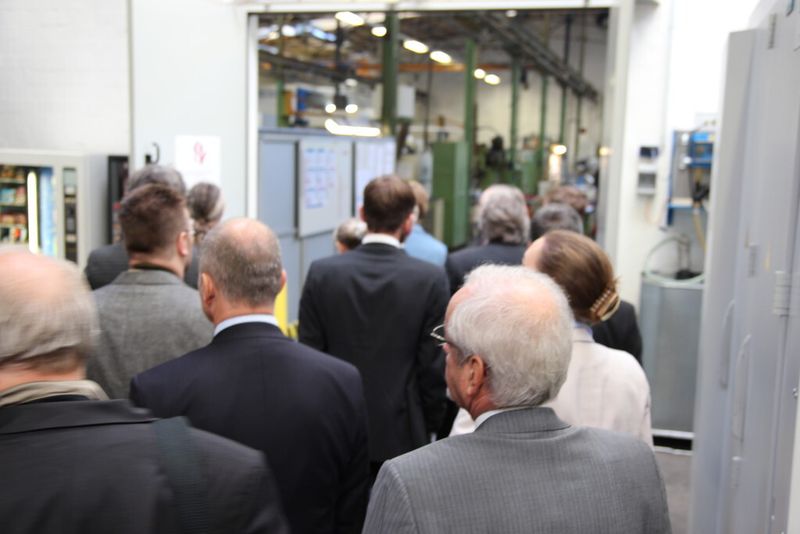 Betriebsbesichtigung Kroenert GmbH & Co. KG und ZAE Antriebssysteme (Bild: Königsreuther)