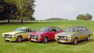 Den Commodore B gab es als Coupe sowie als Limousine. Auch entstanden einige Prototypen als fünftüriger Kombi (beispielsweise für den Deutschen Ski-Verband), sowie ein dreitüriger Lieferwagen. Trotz Sechszylindermotor galten sie offiziell aber als Rekord-Modelle.  (Bild: Opel)