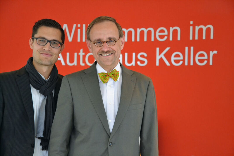 Filialleiter Alexander Bohn (li.) und Geschäftsführer Wolfgang Keller lassen ihrer Kreativität bei Events freien Lauf. (Mauritz)