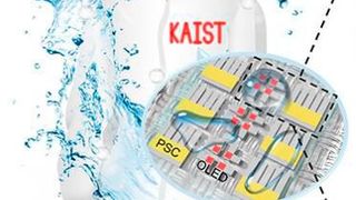 Organische Solarzellen und OLEDs in Textilien. Dank einer Verkapselung lassen sie sich waschen. (Bild: School of Electrical Engineering, KAIST)