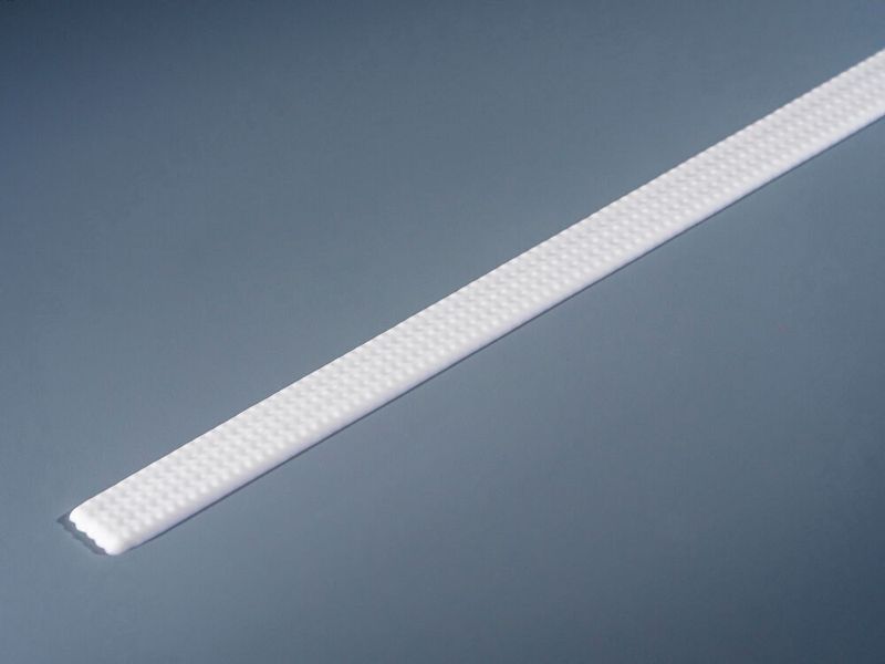 Die fünf Nadeln des IDDA.Seal-Systems können einzeln und mit variablen Tropfengrößen angesteuert werden, erklärt Atlas Copco. So erklären sich die relativ scharfen Konturen des Auftragbildes, wie hier zu sehen ist. (Atlas Copco)