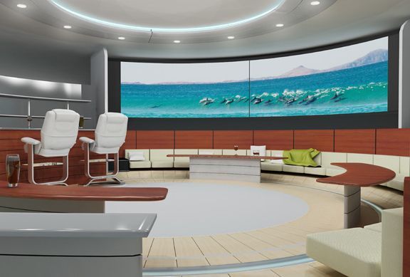 Computergrafik: So könnte das Innere der Pelican als Reiseluftschiff aussehen ( Aeros Worldwide)