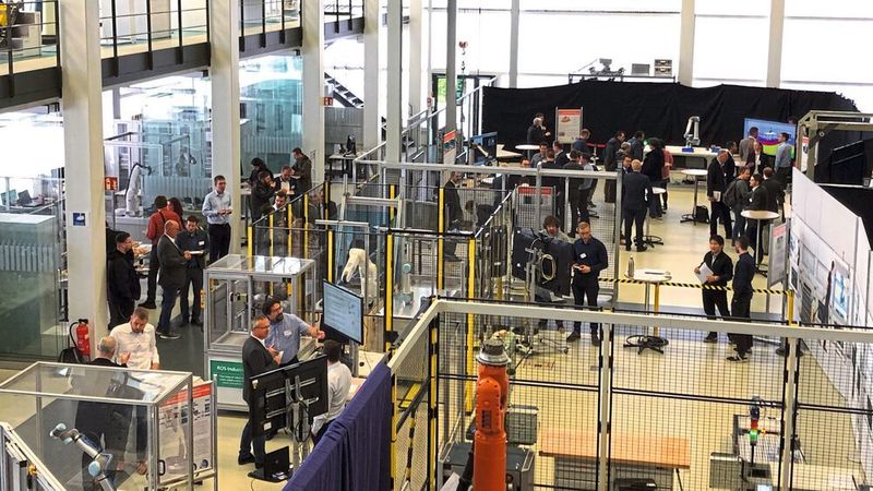 Beim Open Lab Day am Fraunhofer-IPA präsentierten die Projektpartner zahlreiche Anwendungen zu allen  Themen der Sicherheit.  (Fraunhofer-IPA)