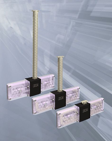 Die Zip-Kette ist gleichzeitig Schub- und Zugkette und funktioniert ähnlich dem Reißverschlussprinzip. (Bild: Tsubaki)
