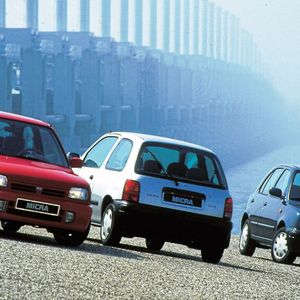 1992 erschien die zweite Generation des Nissan Micra. Er erhielt als erstes japanisches Fahrzeug die Auszeichnung „Auto des Jahres“ (1993). Produziert wurde er für den europäischen Markt im Nissan-Werk im englischen Washington.(Bild:  Hersteller)