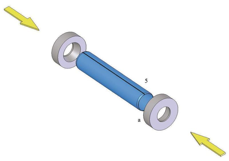 Bild 2: Die abgelängten Rohre müssen an beiden Enden a geformt und b kalibriert werden, um die beim Trennen verursachten Beschädigungen auszugleichen; 5 = Fertigungsschritt. (Archiv: Vogel Business Media)