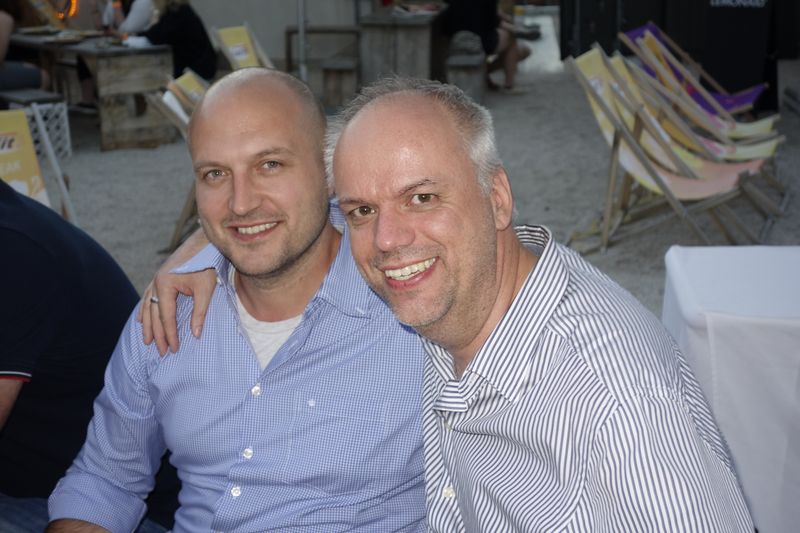 (l.) Thomas Pannenbecker, ASUS, mit Achim Reichstein, S&K. (Bild: IT-BUSINESS )