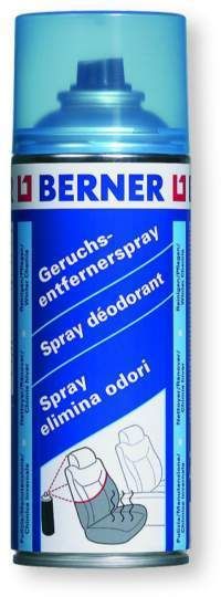 Das Geruchsentfernerspray von Berner entfernt unangenehme  Gerüche aus Textilpolstern, Fahr-zeuginnenräumen und Teppichen. (Archiv: Vogel Business Media)
