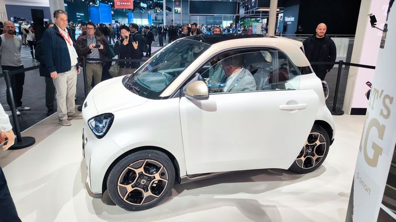 Der Smart #2 feiert in Paris seine Premiere. (Bild: SP-X/Mario Hommen)