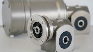 Reinigungsfreundlich: Die Schneckengetriebe der SMR-Reihe bestehen zum größten Teil aus Edelstahl mit einer komplett glatten Oberfläche. Bilder: Rehfuss (Archiv: Vogel Business Media)