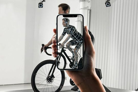 (Mithilfe eines 3D-Avatars kann die richtige Rahmengröße des Fahrrads ermittelt werden. (Bild: Motesque))