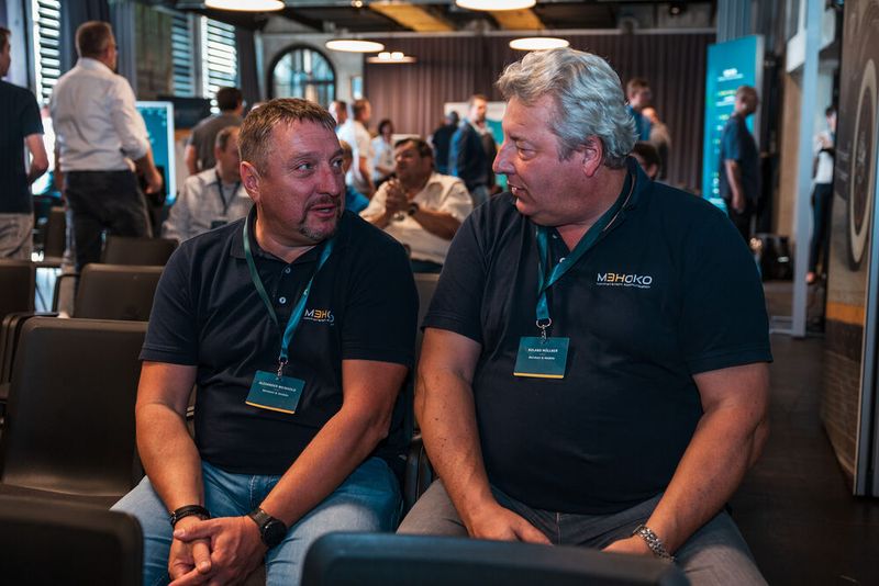 MEHOKO bei der Nachbesprechung: Alexander Weinhold (l.) und Roland Müllner  (Bild: C4B)