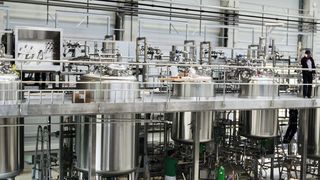Module müssen nicht klein sein: Test eines Prozess-Skid für eine europäische Pharma-Firma in Salzburg. (Bilfinger Industrietechnik Salzburg)