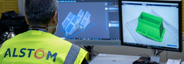 Die Plattform 3D Spark sorgt für eine transparente Entscheidungsgrundlage zur Auswahl des besten Fertigungsverfahrens für Bauteile. Alstom setzt bereits auf die Plattform und spart 1,8 Millionen Euro und über 20.000 Tage Lieferzeit.(Bild:  Alstom/ramon@ramonvilalta.com)