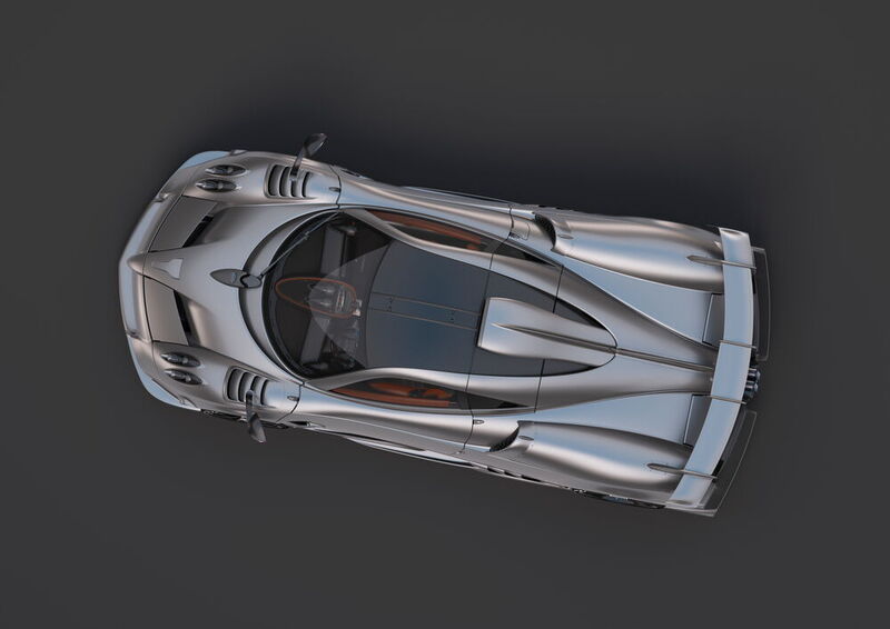 608 kW/827 PS und 1.100 Newtonmeter Drehmoment soll der von Mercedes-AMG stammende Sechsliter-V12 via Siebengang-Automatik allein an die Hinterräder wuchten. (Bild: Pagani)