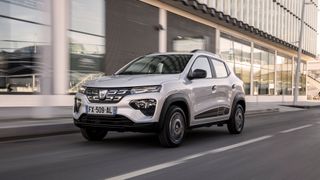 Der batterieelektrische Dacia Spring hat mit insgesamt 29,8 Punkten eine 5-Sterne-Bewerung beim Green NCAP-Test erzielt. (Bild: Dacia)