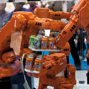 Geballte Robotik-Power: Nach Messeangaben wird in München das grösste Robotikangebot der Welt präsentiert.