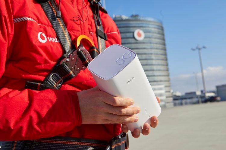 Vodafone startet mit der Vermarktung des ersten 5G-Mobilfunk-Routers. (Vodafone)