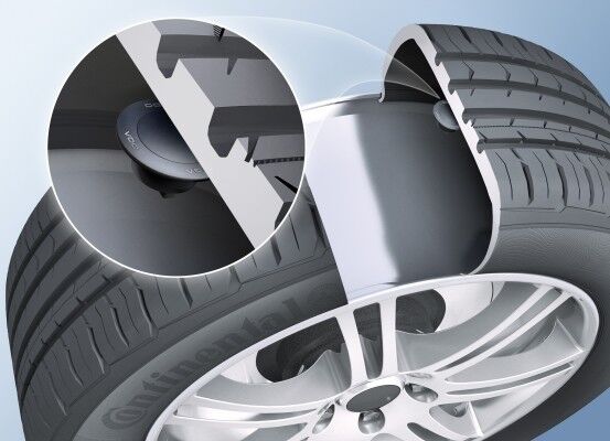 Soll ein zweiter Satz Reifen mit Sensoren ausgestattet werden, bietet Continental unter der Marke VDO bereits heute entsprechende Nachrüstsensoren an. (Bild: Continental)
