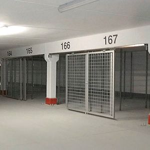 Beispiel für das Parkboxensystem für Sammelgaragen.