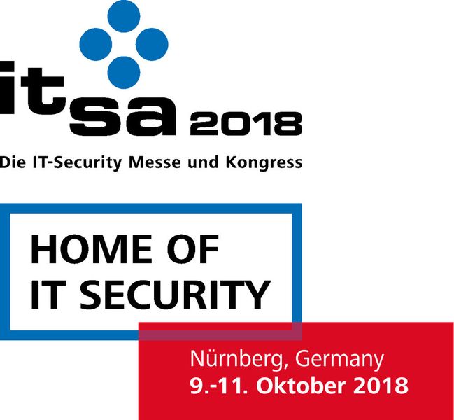it-sa  Auf der it-sa finden sich Trends und Innovationen der IT-Securitybranche. Als eine von Europas größten IT-Security Messen vereint sie internationale Experten zu den Themen Cloud-, Mobile-und Cyber Security sowie Daten- und Netzwerksicherheit.   Wann: 9.-11. Oktober 2018, Nürnberg. Mehr unter: 