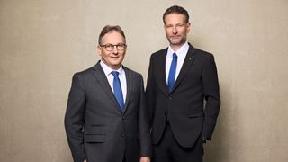 Richard Weber (li.), neuer Verwaltungsratspräsident und Pascal Forrer (re.), neuer CEO der Rego-Fix AG. (Bild: Rego-Fix AG)