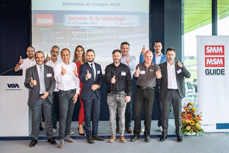 Photo de classe des intervenants de la première journée du Congrès MSM avec un focus sur l'industrie médicale. (Thomas Entzeroth)
