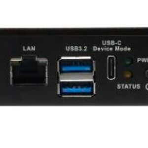 Zotac stattet den CM5-Pico mit einer umfangreichen Auswahl an Schnittstellen aus. Neben zwei HDMI-Ports und einem Gigabit-LAN-Port gibt es drei USB-Buchsen, eine davon im USB-C-Format.(Bild:  Zotac)