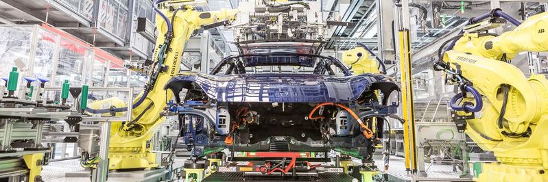 Im Porsche-Werk Leipzig werden im Oktober die Preisträger des Lean & Green Management Award 2022 ausgezeichnet. (Bild:  Porsche)