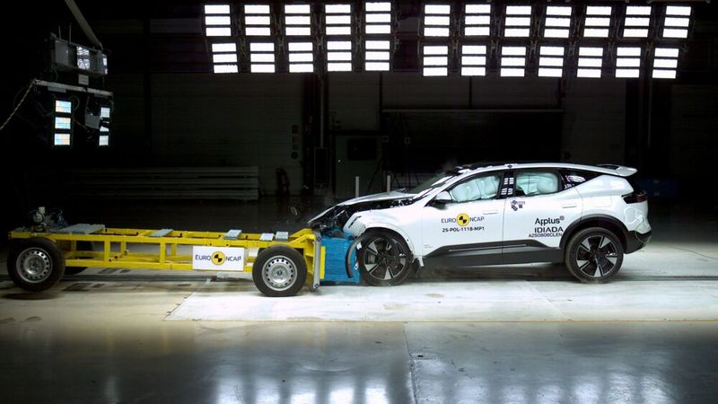 In der oberen Mittelklasse der sogenannten Executive Cars belegte schließlich der Polestar 3 den ersten Platz.  (Bild: Euro NCAP)