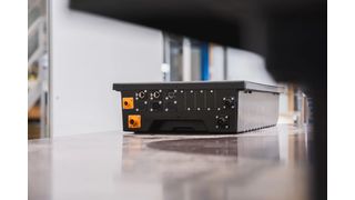 Black battery case made from 100 percent recycled ABS (Bild: Formary)