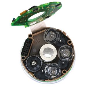 Erster mechanischer Multiturn-Drehgeber mit durchgehender Hohlwelle bis 14 mm (Sackloch 15 mm) im Standard-58-mm-Gehäuse