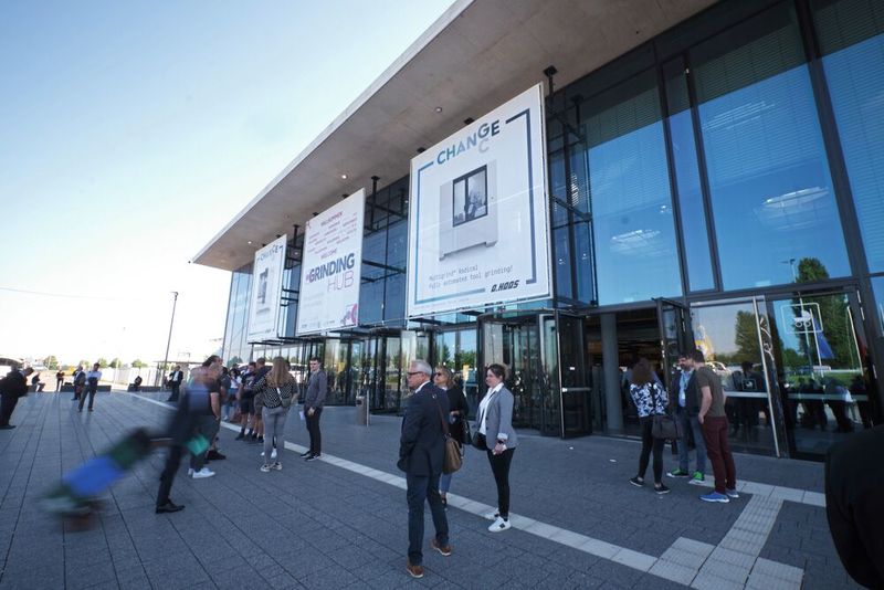 Trotz Konjunkturflaute werden zahlreiche Marktführer auf der GrindingHub 2026 vertreten sein.(Bild:  Messe Stuttgart)