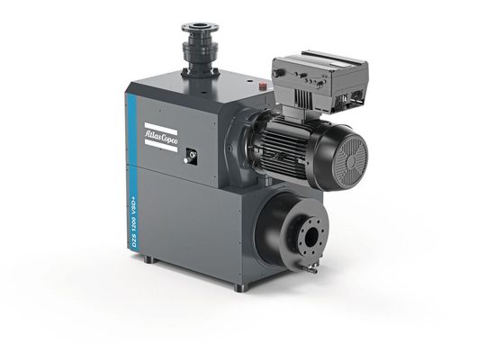 Die neuen Vakuumpumpen DZS 600 VSD+ und DZS 1200 VSD+ von Atlas Copco: Die trockenen, ölfreien Klauen-Pumpen lassen sich einfach steuern und warten. (Bild:  Atlas Copco Vacuum Technique)