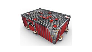 Das automatische Kleinteilelager soll im Vergleich zu anderen Systemen bis zu 60% mehr Waren unterbringen. Bild: Hatteland (Archiv: Vogel Business Media)