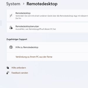 Die Aktivierung des Remotedesktops in den Windows 11 Systemeinstellungen ermöglicht eingehende RDP-Verbindungen auf den lokalen Rechner. (Bild: vitki (Gemini) / KI-generiert)