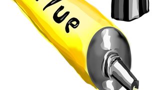 Klebstoffe sind ein Beispiel für thixotrope Flüssigkeiten. (Gemeinfrei)