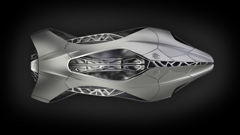 Die futuristische Fahrzeugskulptur „EDAG GENESIS“ wurde letztes Jahr auf dem Genfer Salon vorgestellt. (Bild: EDAG)